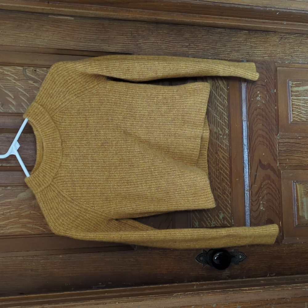 Banana Republic mustard wool sweater